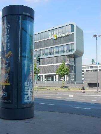 architecture glass building city advertising downtown 678943