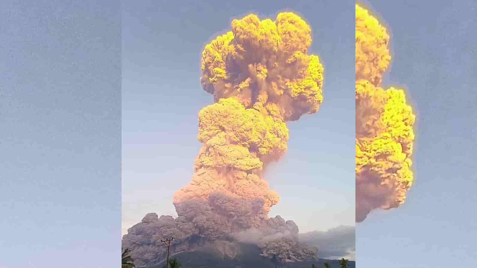 इंडोनेशिया में भीषण ज्वालामुखी विस्फोट